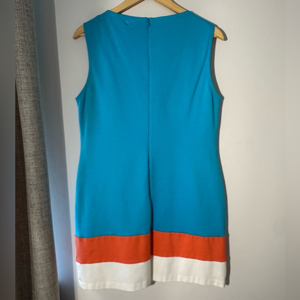 Trina Turk Colorblock Sheath Dress – Style 132230 🧡 - Picture 5 of 10